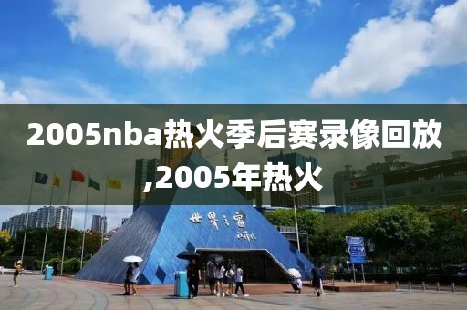 2005nba热火季后赛录像回放,2005年热火
