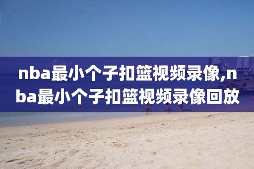 nba最小个子扣篮视频录像,nba最小个子扣篮视频录像回放
