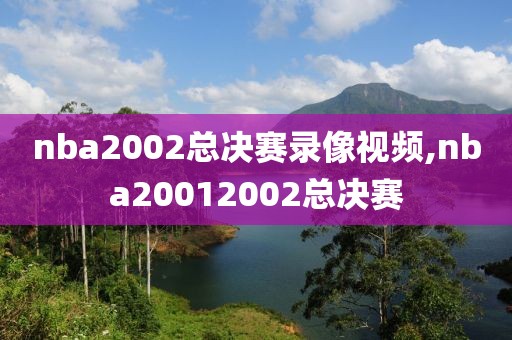 nba2002总决赛录像视频,nba20012002总决赛