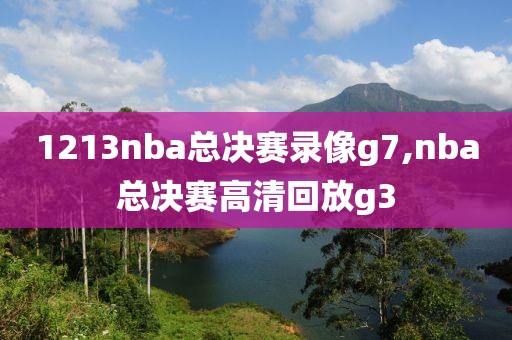 1213nba总决赛录像g7,nba总决赛高清回放g3