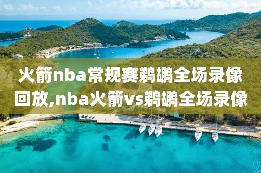 火箭nba常规赛鹈鹕全场录像回放,nba火箭vs鹈鹕全场录像