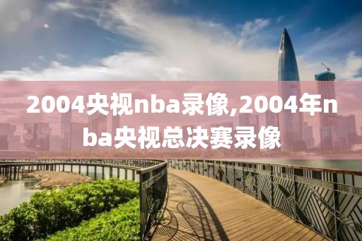 2004央视nba录像,2004年nba央视总决赛录像