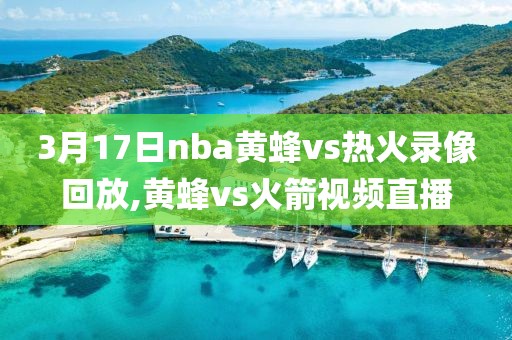 3月17日nba黄蜂vs热火录像回放,黄蜂vs火箭视频直播